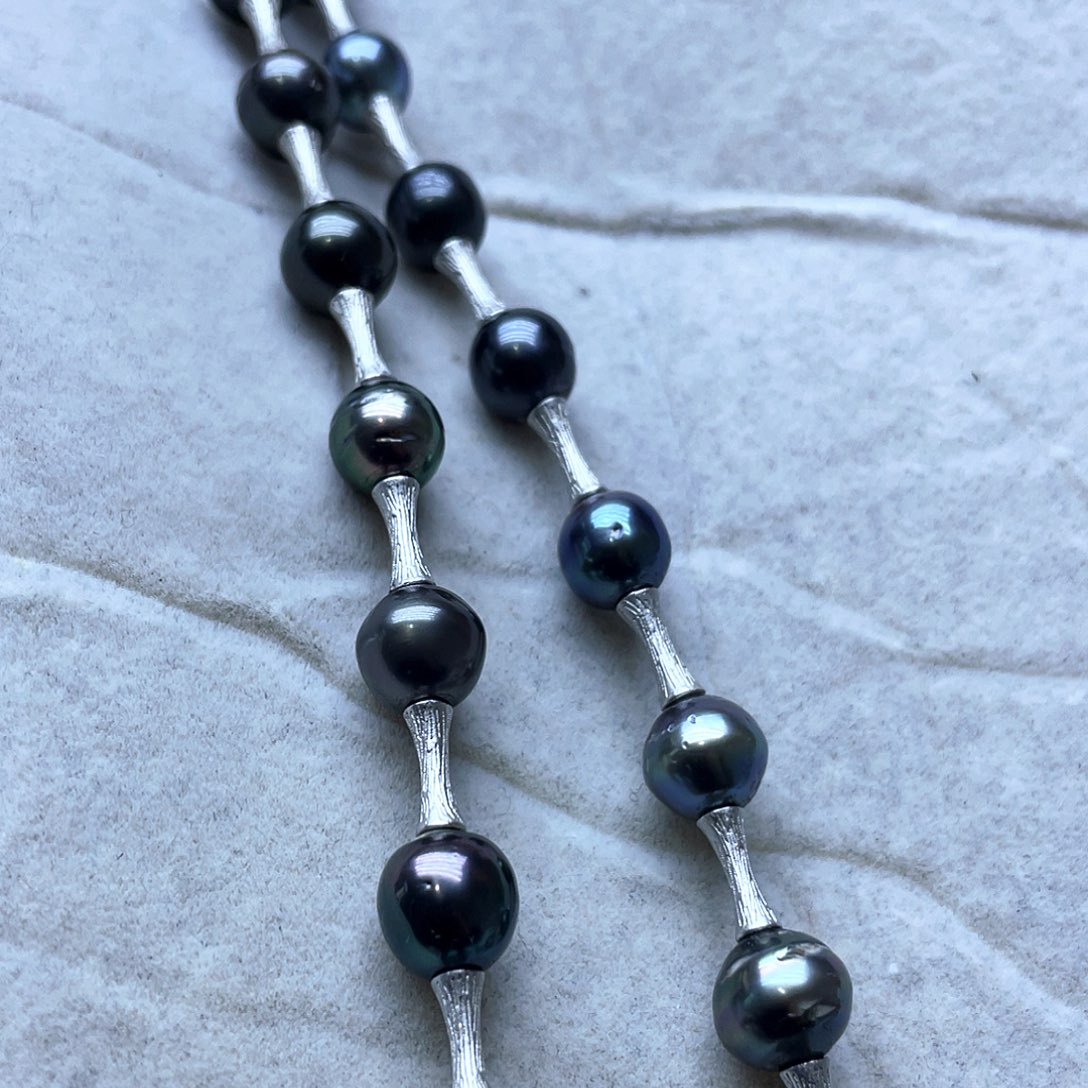 海水珍珠颈饰银S925镶嵌