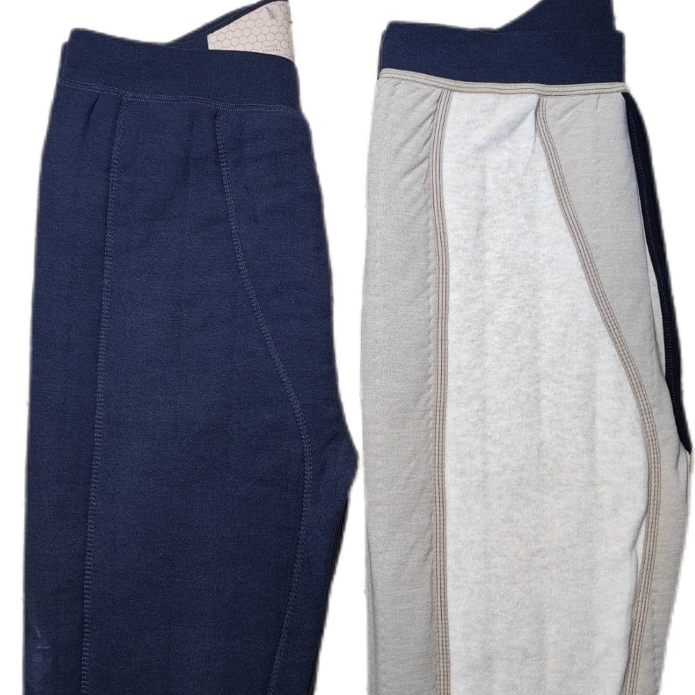 秋冬季男士高腰德绒加厚羊毛蚕丝护膝保暧棉裤811