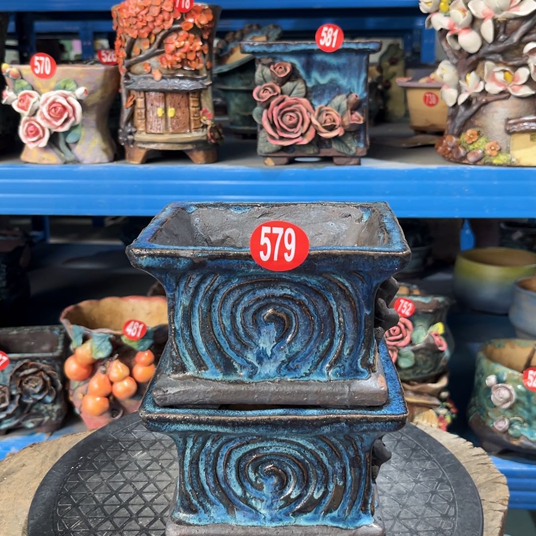 579 号陶然花器手工花盆