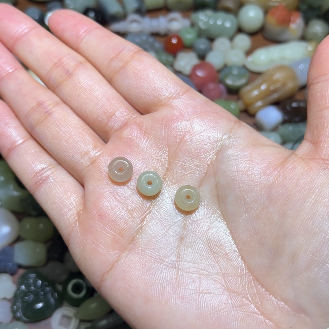 和田玉珠宝半成品未镶嵌✨***?