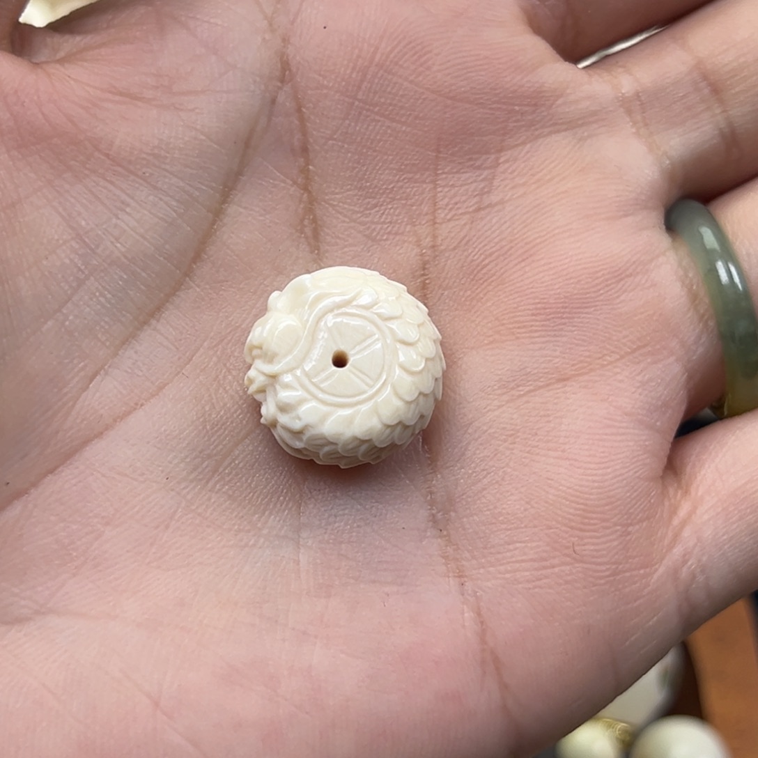 诙***1库克吊坠16mm猛犸龙扣