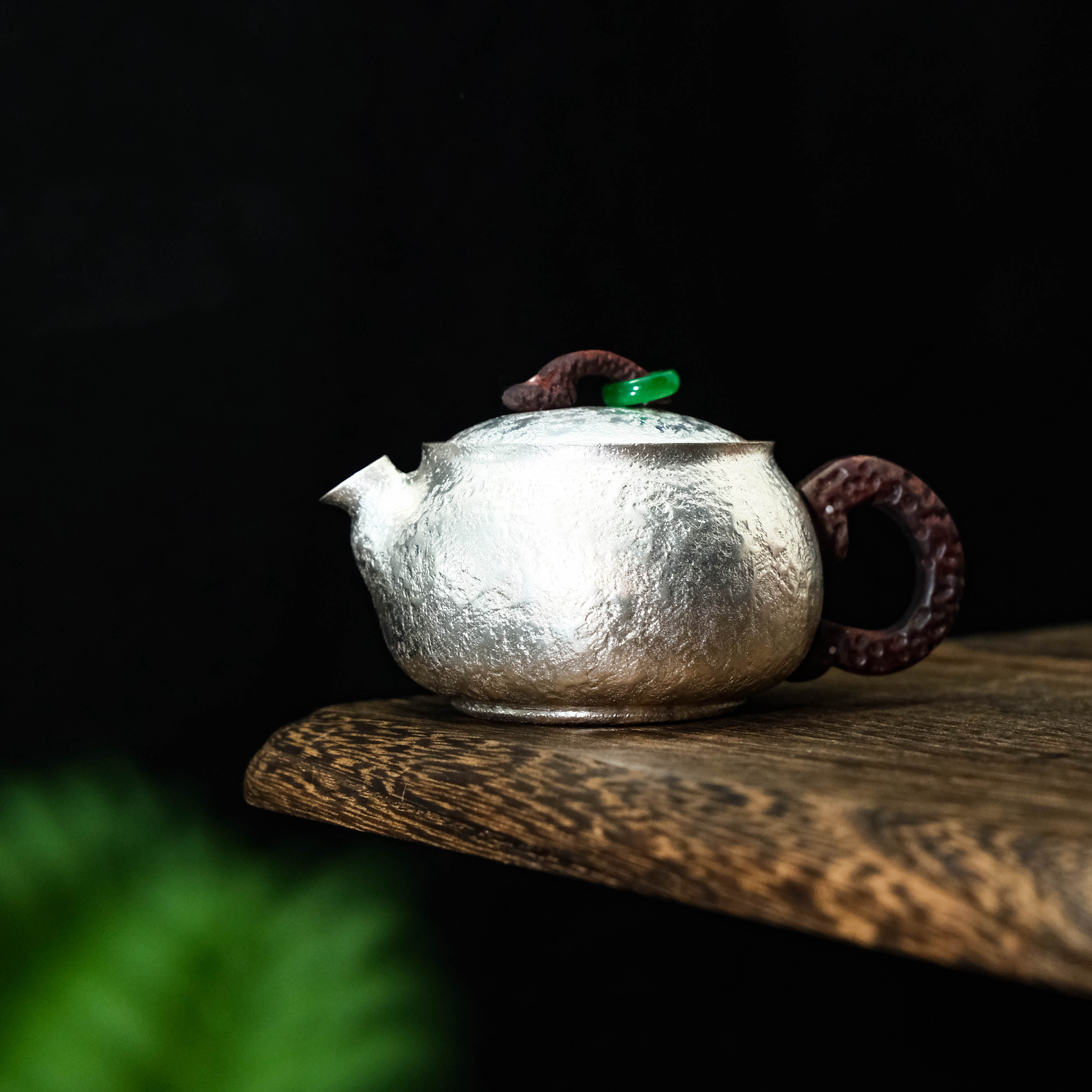 【大促】壶尔摩斯《白面包》茶壶纯手工中式精美足银999约80g150cc