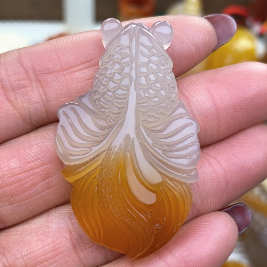 玛瑙/玉髓挂件未镶嵌