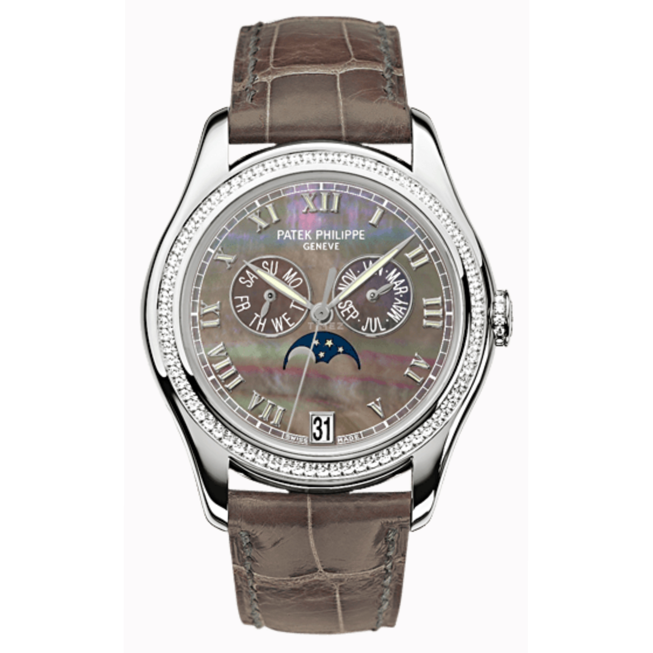 99新 Patek Philippe/百达翡丽 深圳名典/复杂功能计时4936G/单表