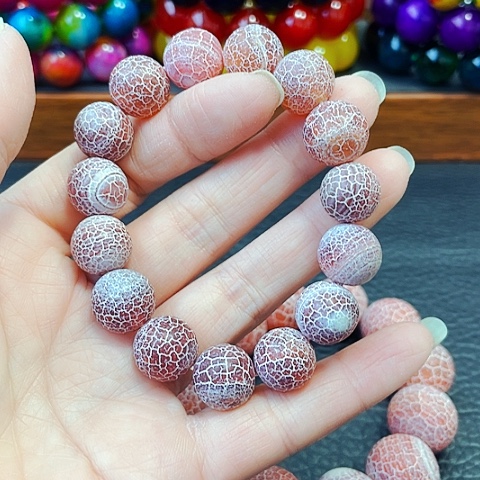 玛瑙/玉髓手链未镶嵌血龙天晶14