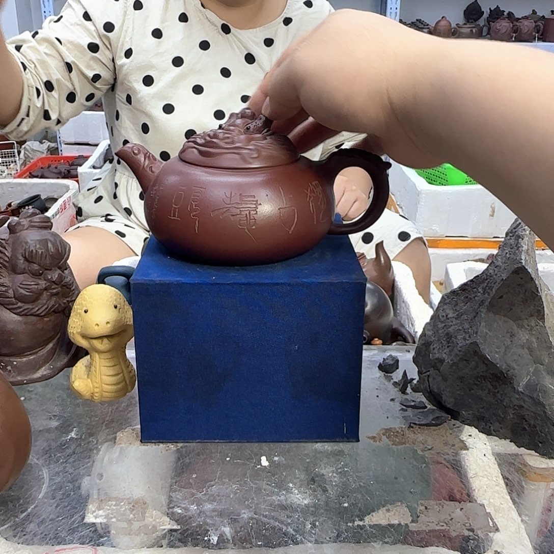 茶壶紫砂宜兴紫砂壶瑕疵处理