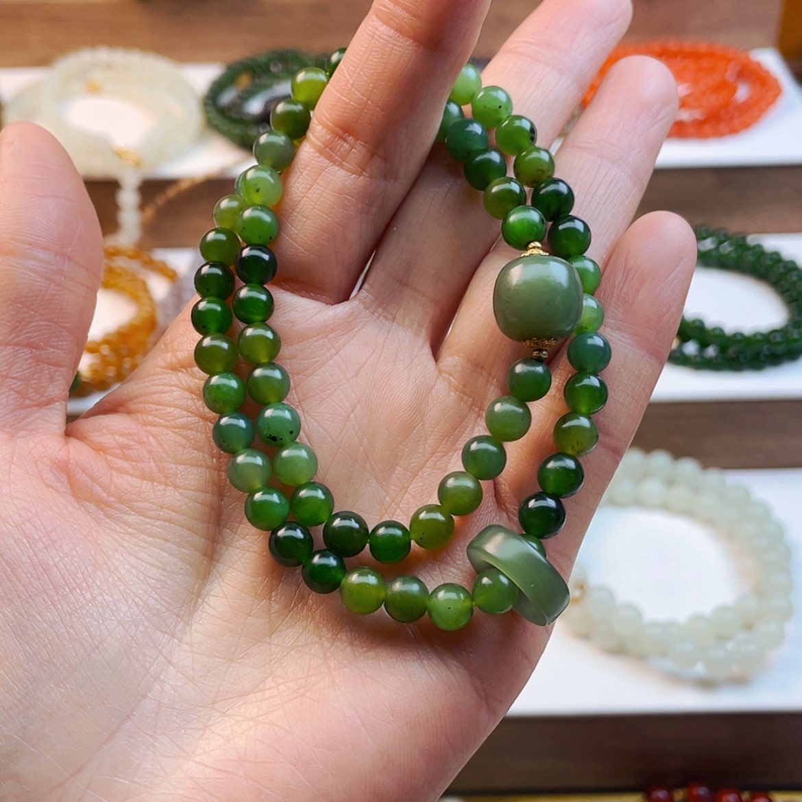 【闪购商品】和田玉手串未镶嵌