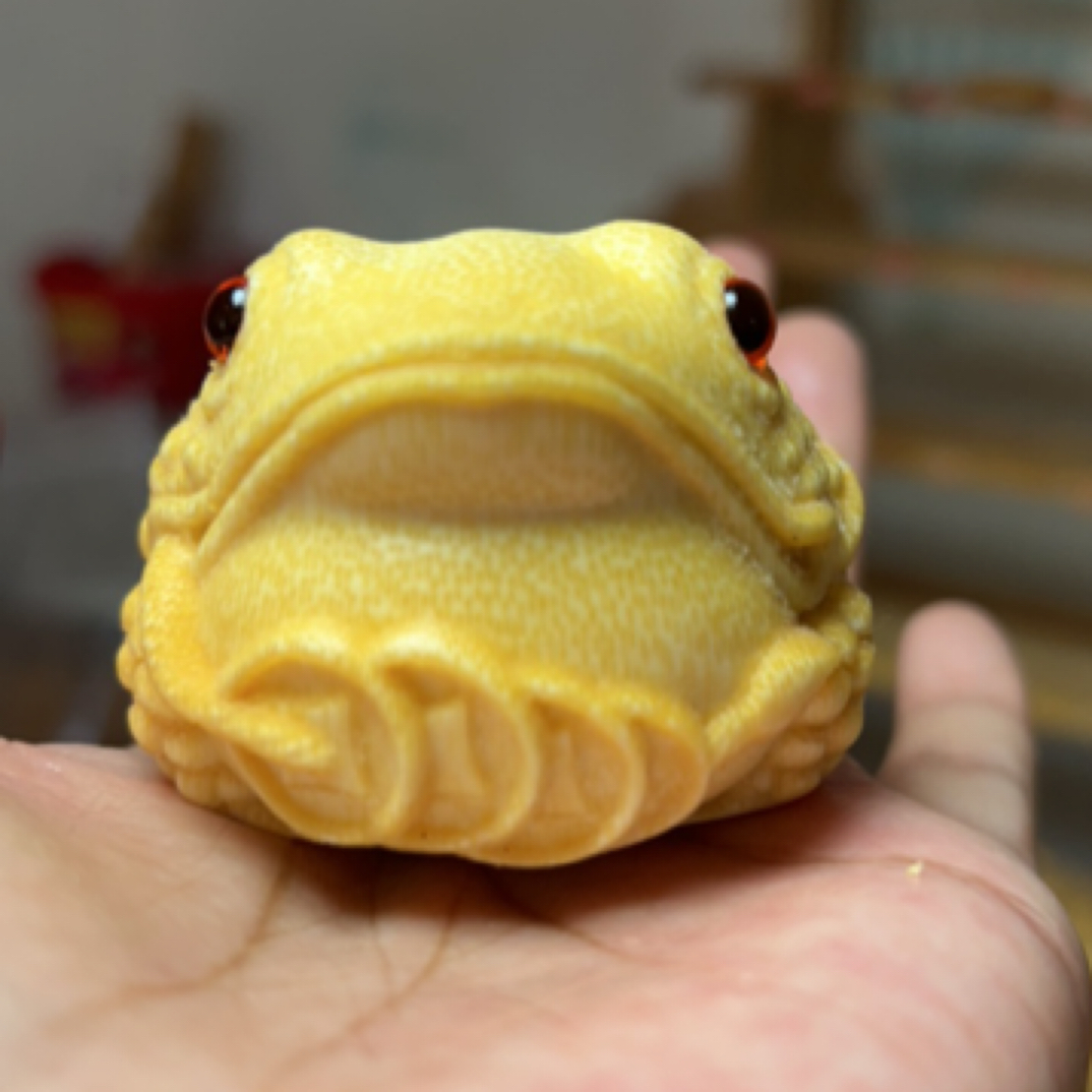 实心竹雕刻腰缠万贯5+