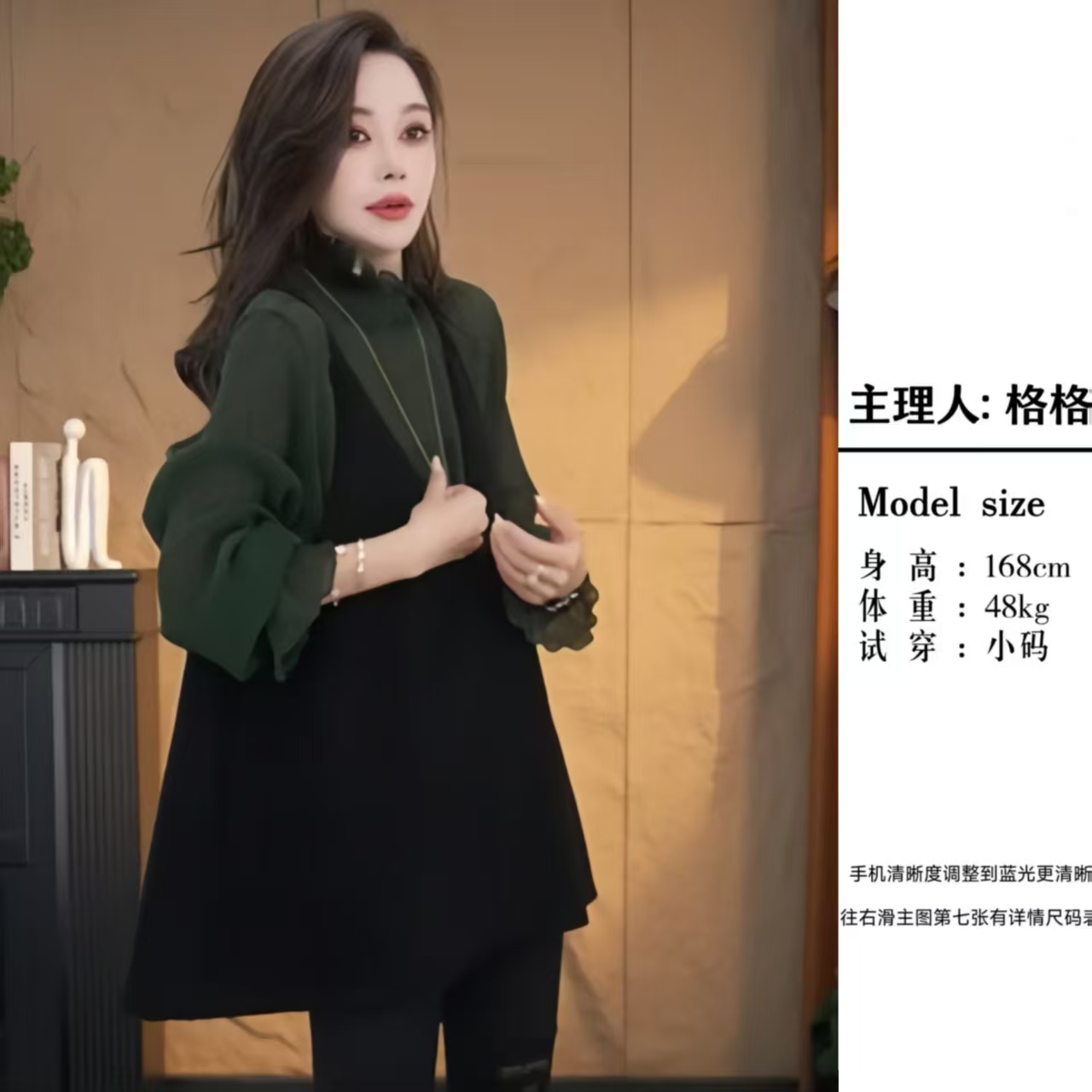 【格小姐】2523-1秋上新款欧版流苏风时尚潮流V领宽松网红款马甲