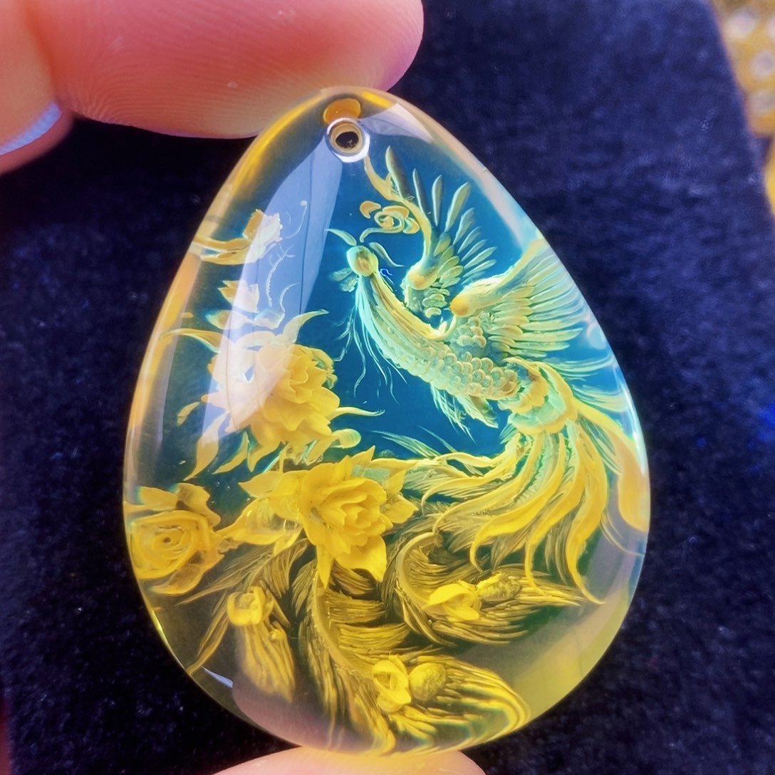 【闪购商品】未镶嵌吊坠(不含链)金珀