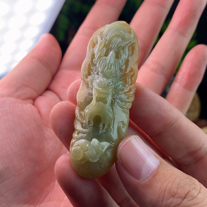 未镶嵌定制翡翠小*福牌子