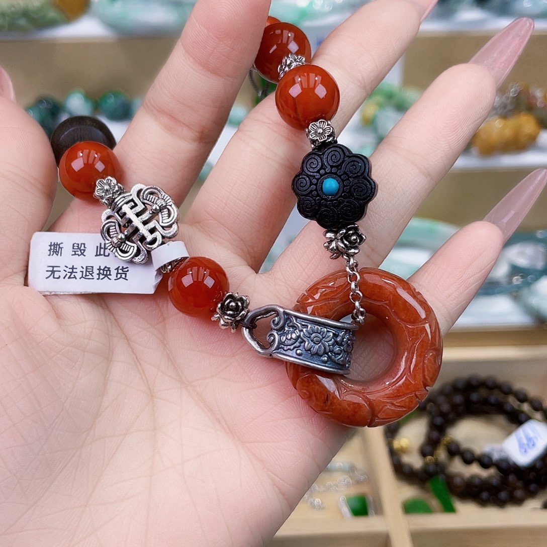 翡翠未镶嵌手链手链
