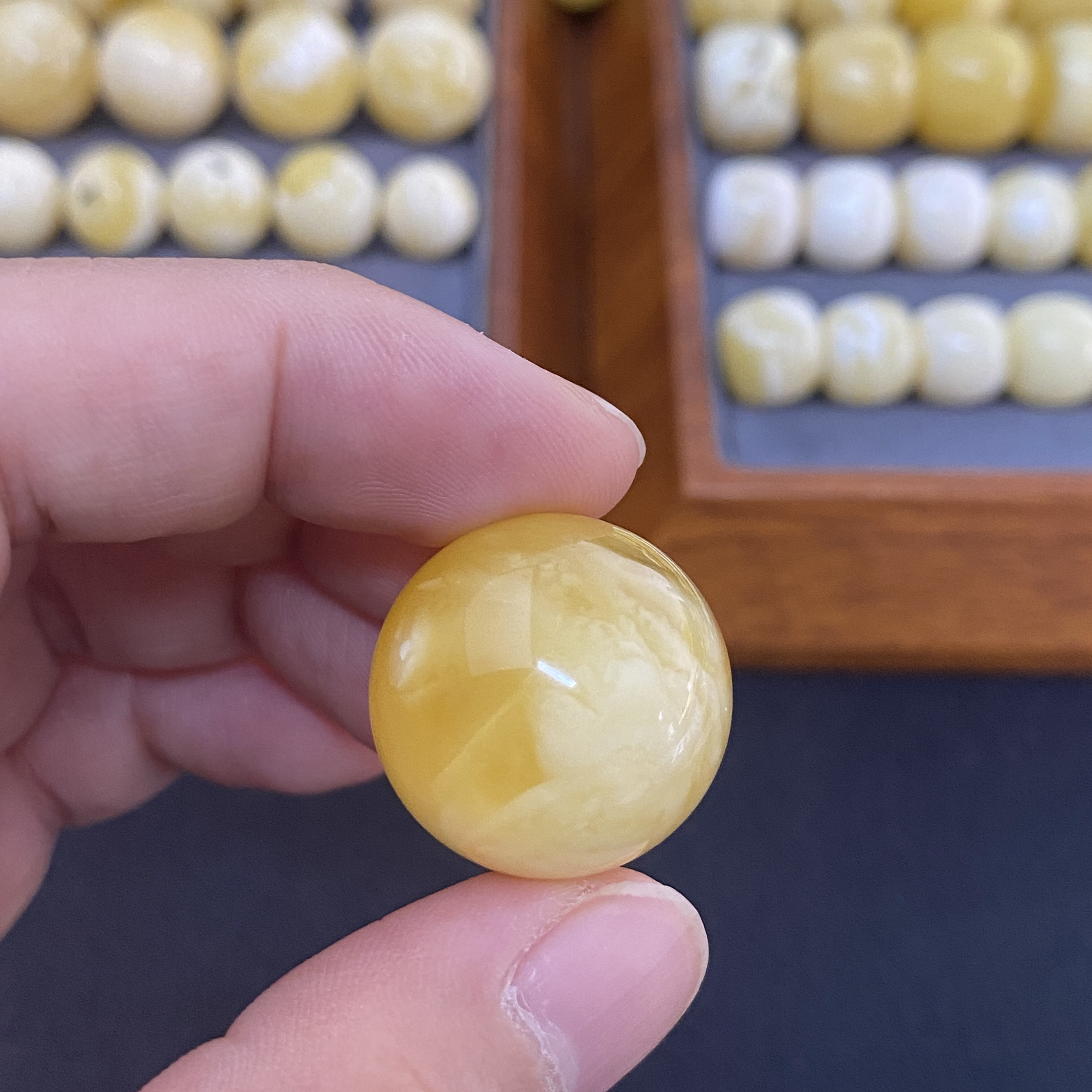 21mm天然蜜蜡圆珠G229锁骨珠猴头星月金刚文玩手串配饰单珠浓蜡