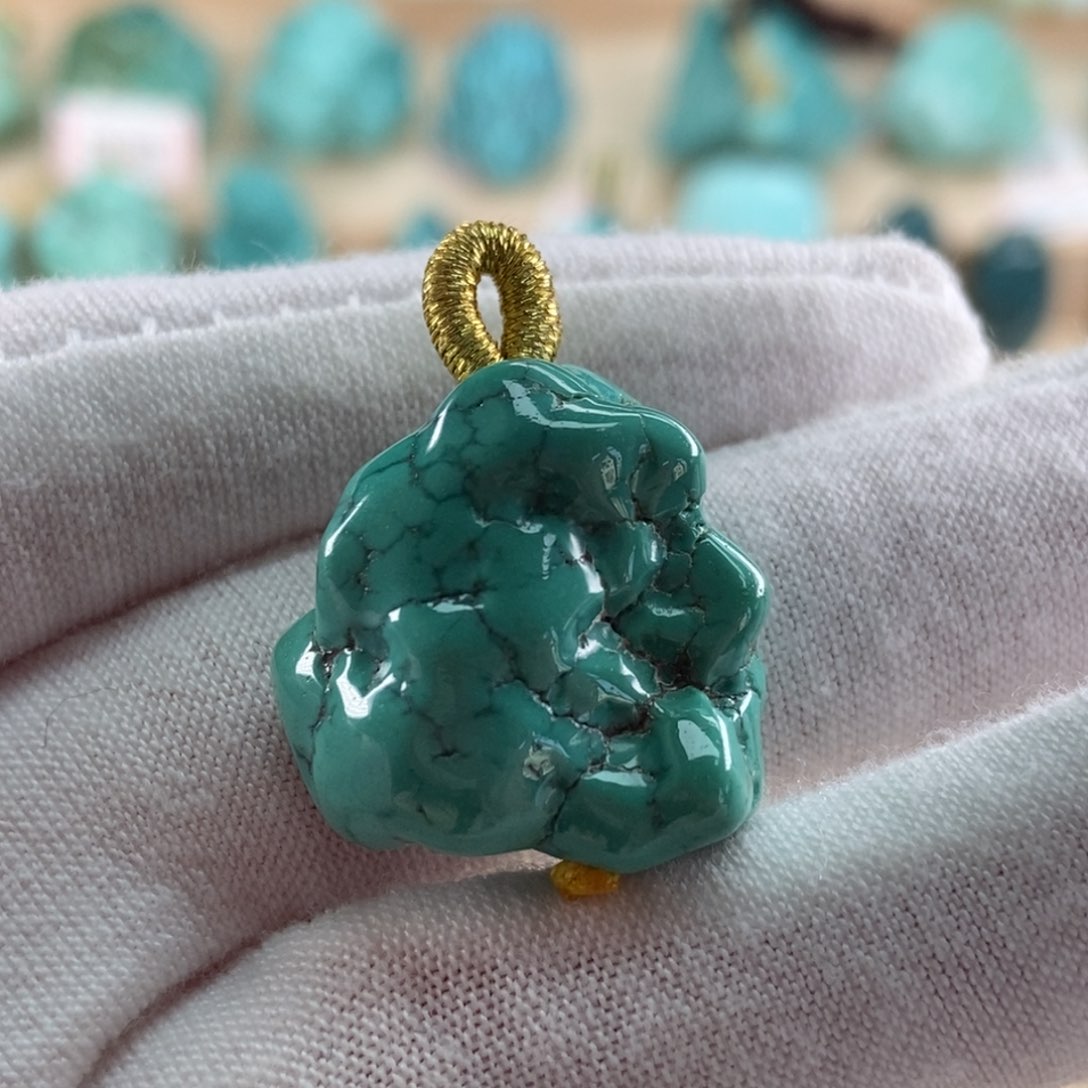 绿松石珠宝奇石未镶嵌