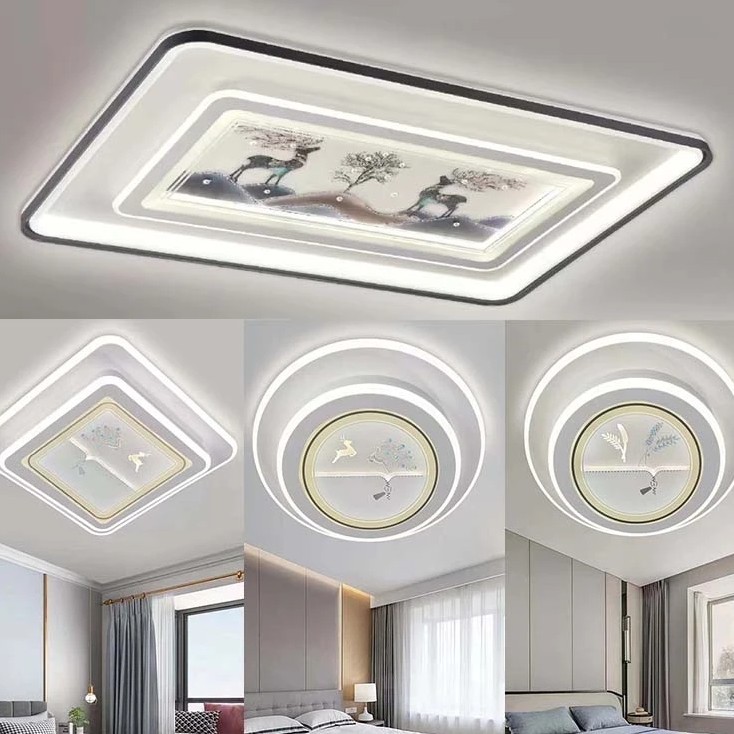 客厅与卧室套餐定制链吸顶灯高端大气超亮led现代简约大灯灯具