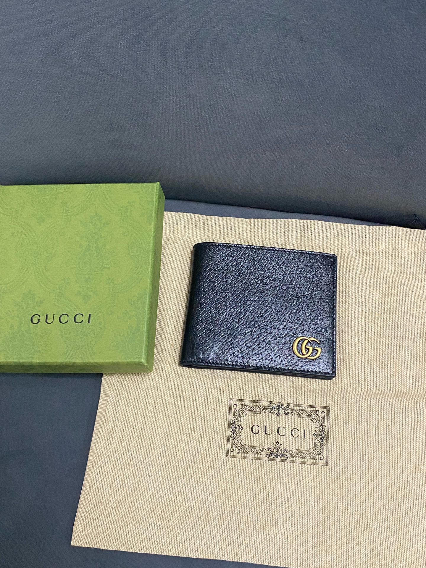 99新 GUCCI/古驰 古驰男士钱包