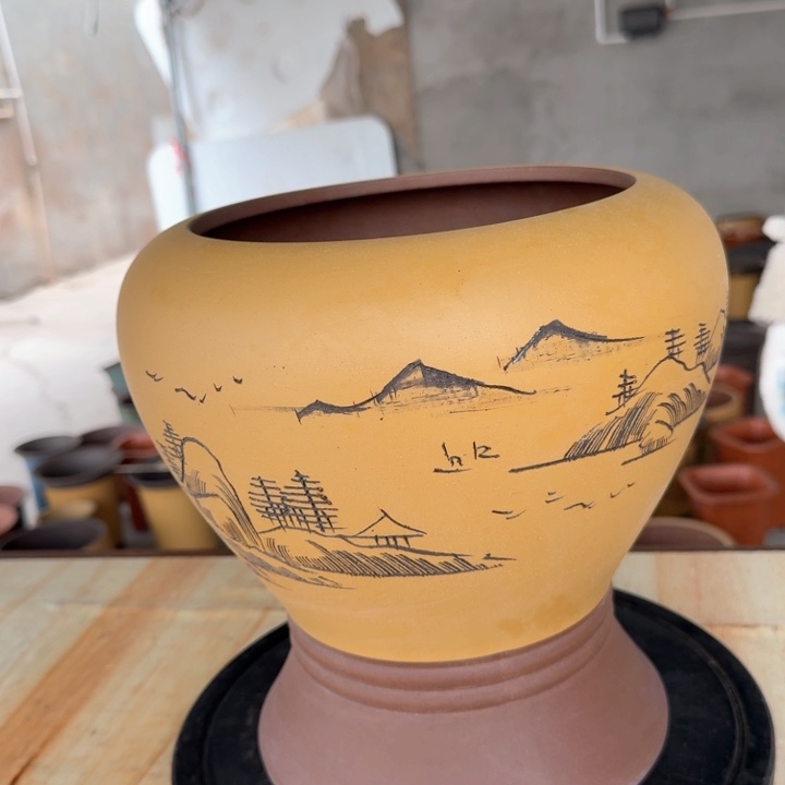 紫砂紫砂花盆d c v b n