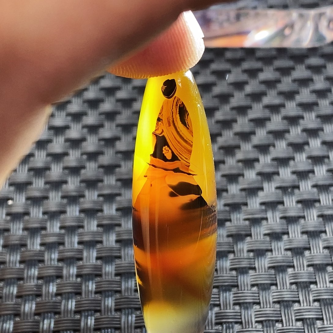 玛瑙/玉髓未镶嵌吊坠(不含链)1027