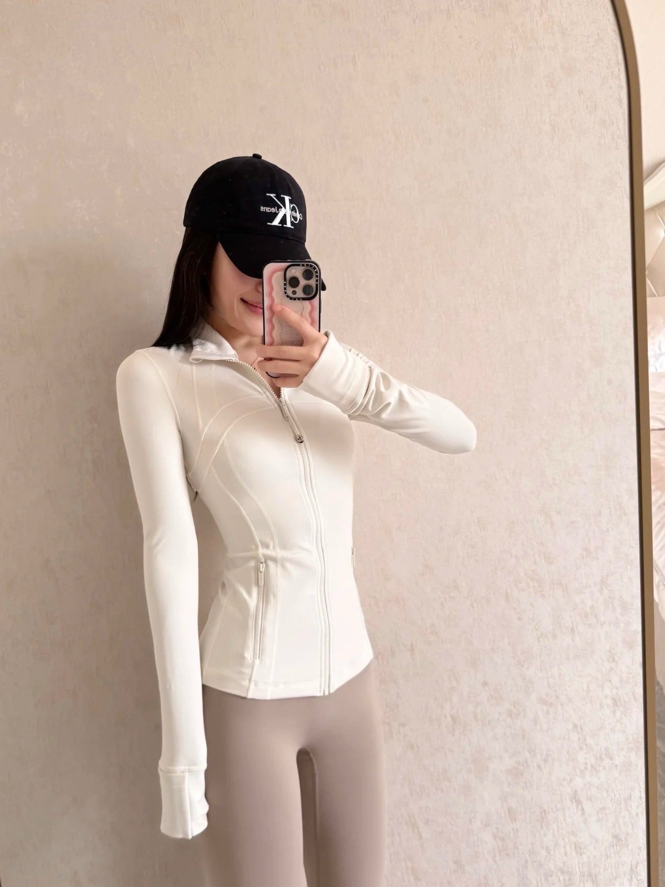 asm【LULU】C5立领瑜伽防晒服修身显瘦高级运动感上衣