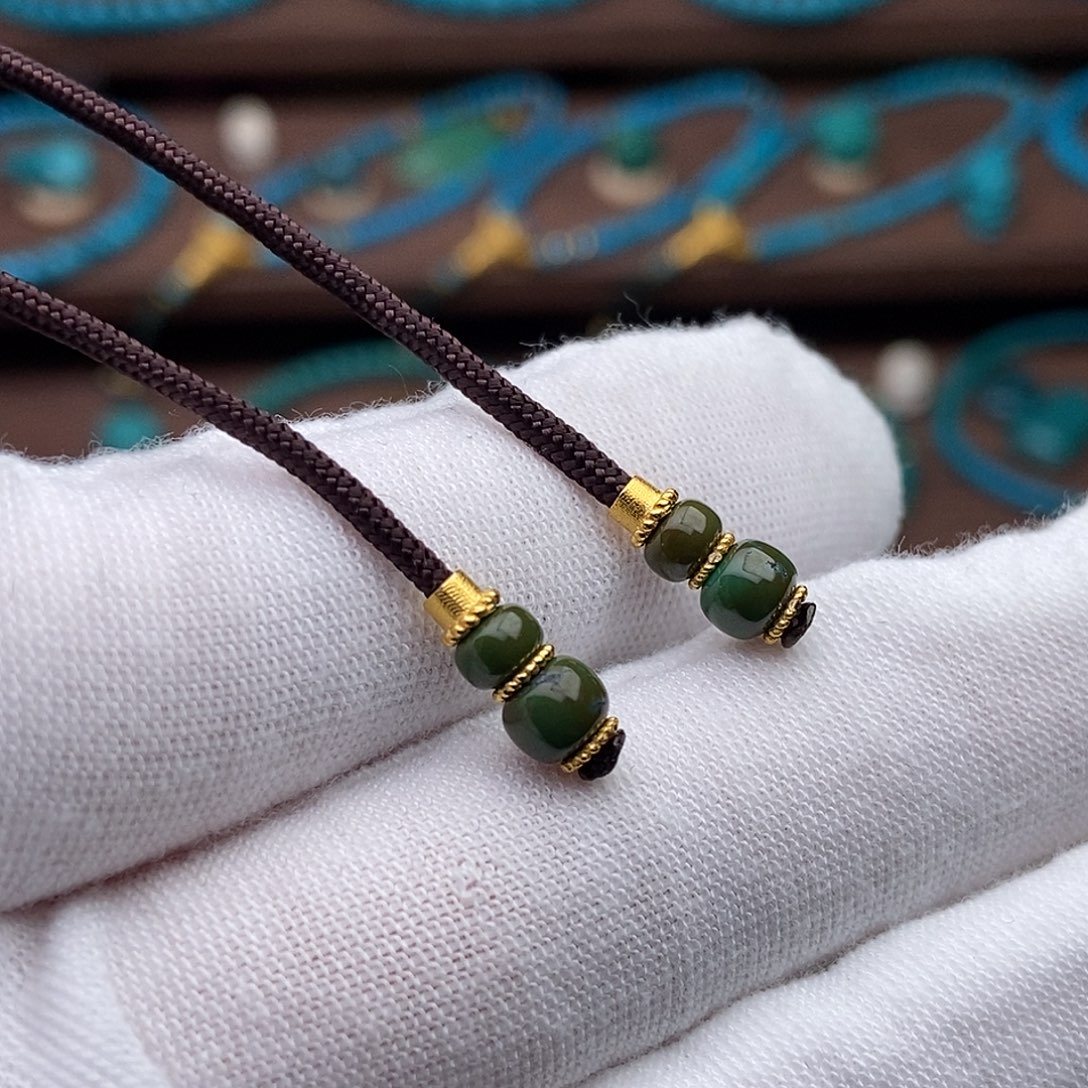 绿松石18K金镶嵌绿松石配饰