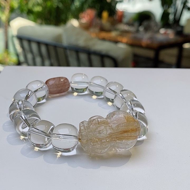 水晶手链未镶嵌貔貅手链