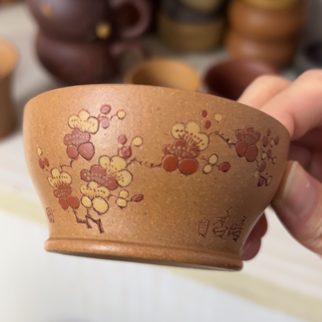 紫砂茶壶段泥主人杯80