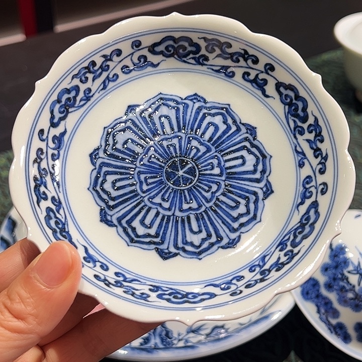 景土造物小果碟公道底托