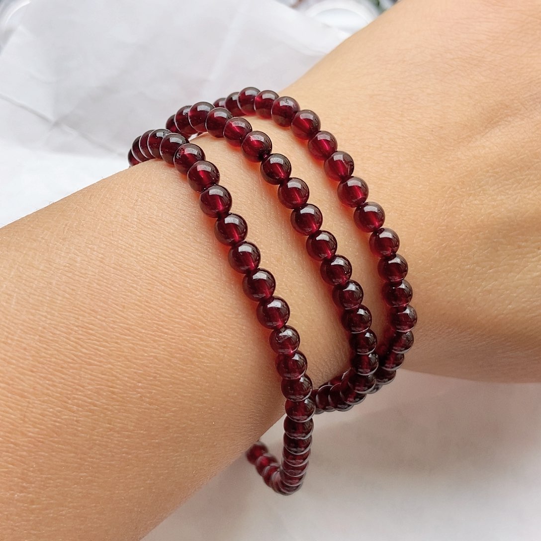 石榴石手链未镶嵌5.0福利