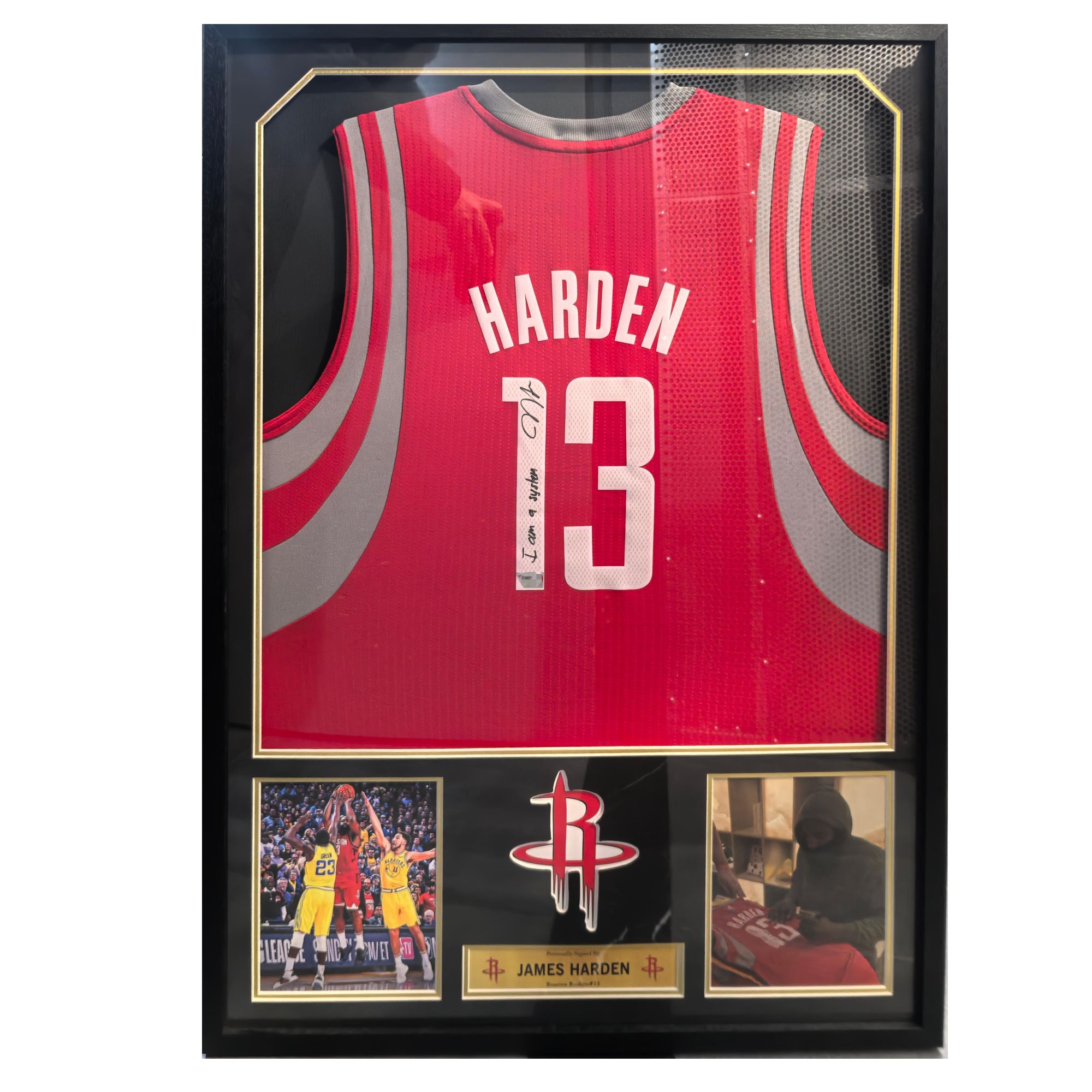 【TIPTOP亲签】哈登 13号 加签我就是核心 亲签球衣 证书FA