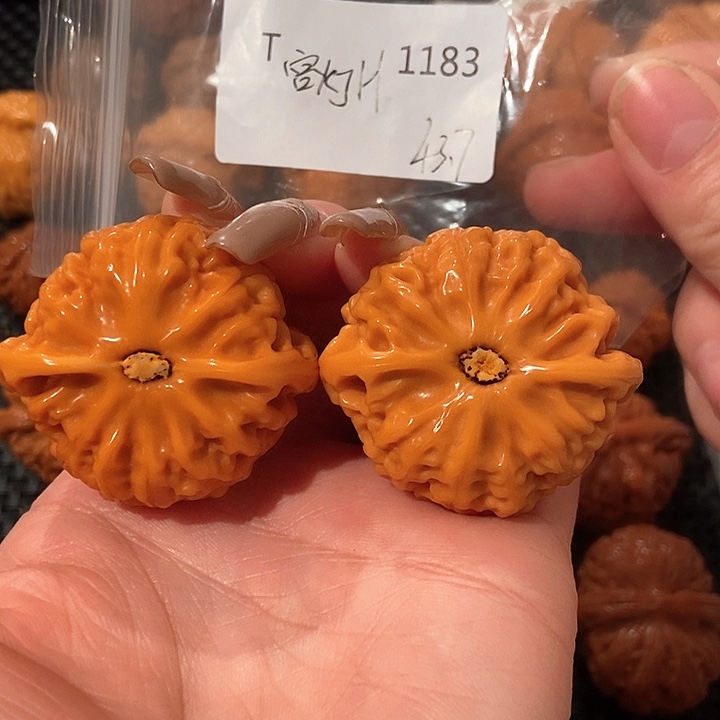 文玩核桃吊坠宫灯43.5