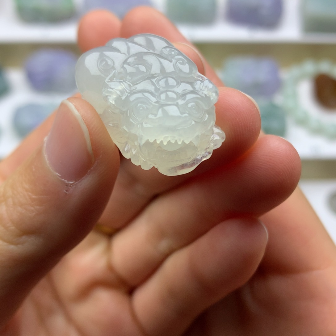 翡翠吊坠(不含链)未镶嵌天然缅甸翡翠A货貔貅