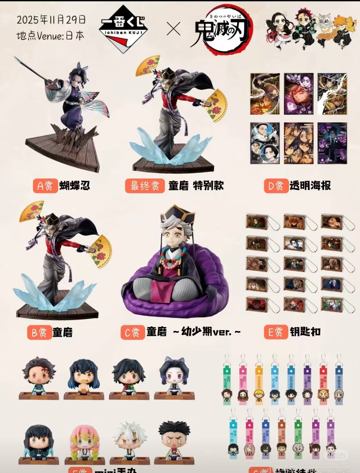 【猫栗子】鬼灭之刃 姐妹的复仇 一番赏转转（默认代拆）