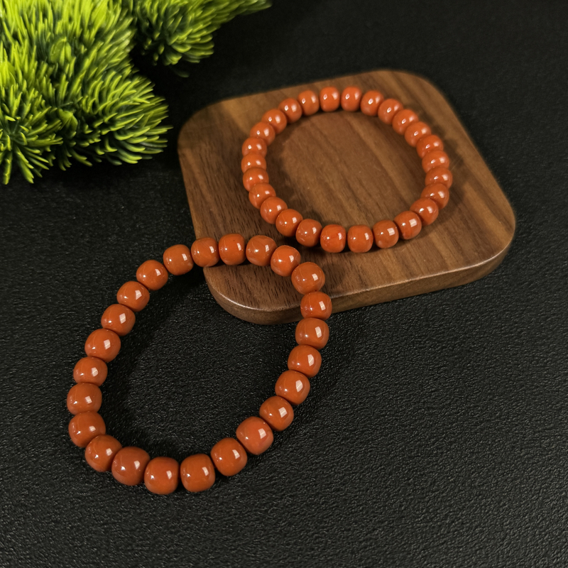 约8mm南红玛瑙老型珠手串多样性发一