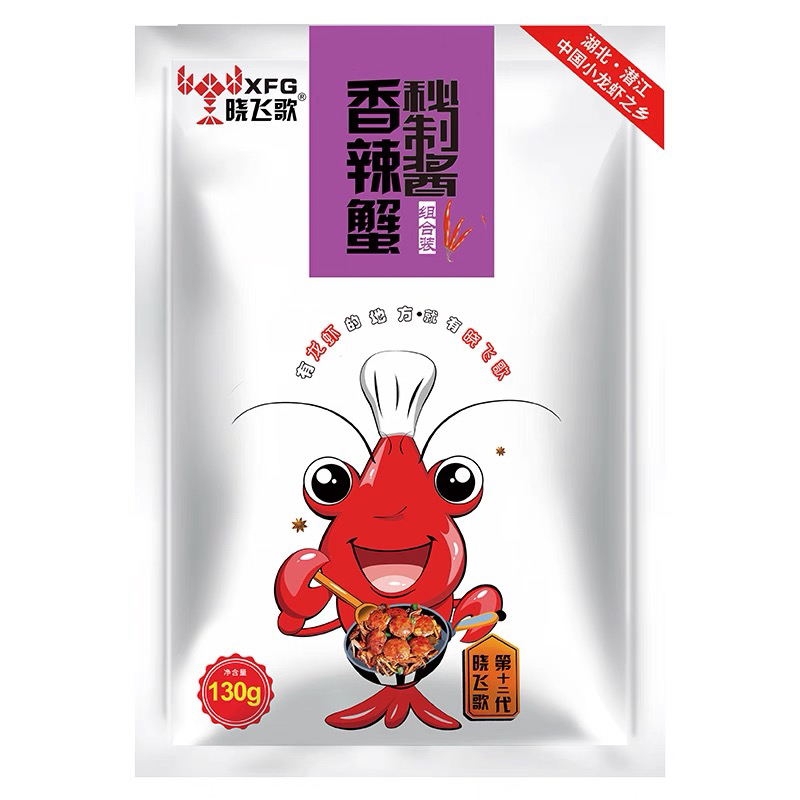 晓飞哥香辣蟹酱料130g