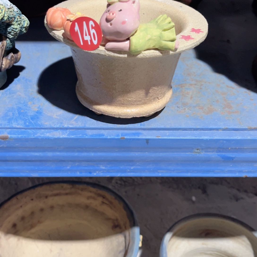 陶瓷微瑕146 号陶然花盆