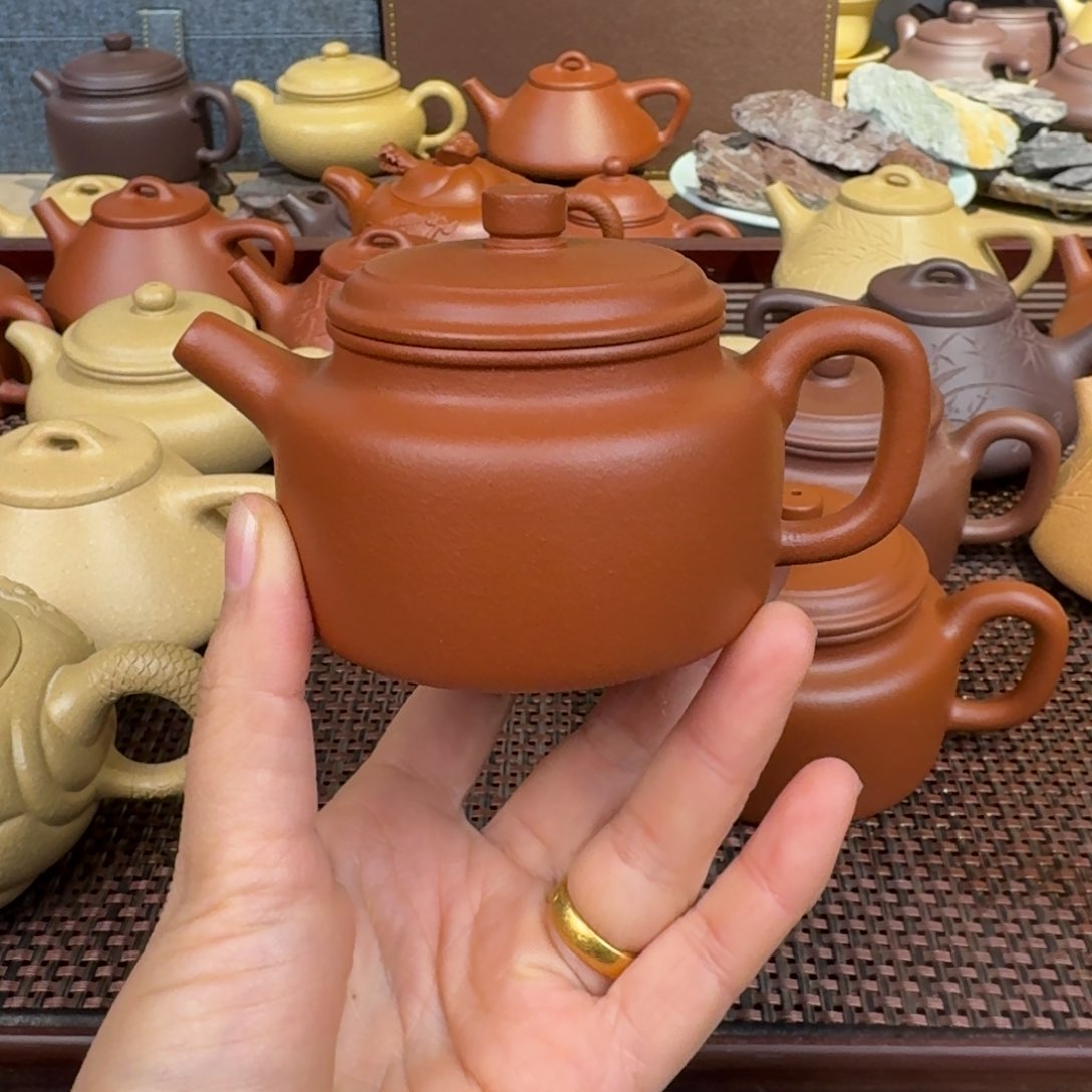 朱泥茶壶130毫升左右