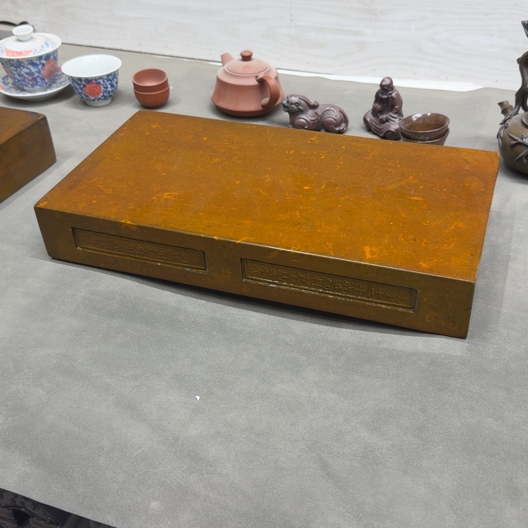 砖雕40-20-6 老料金砖 古铜色