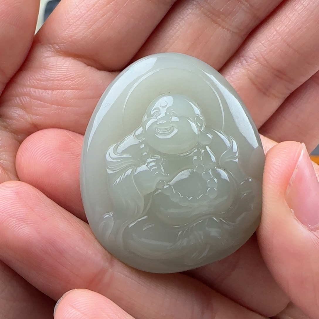 和田玉颈饰未镶嵌李*铭