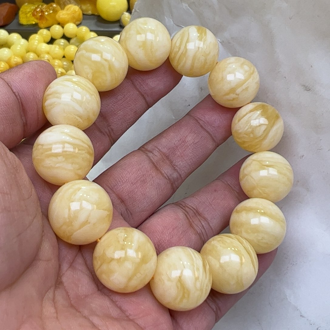 【闪购商品】琥珀裸石未镶嵌缥*峰18➕44.77同料