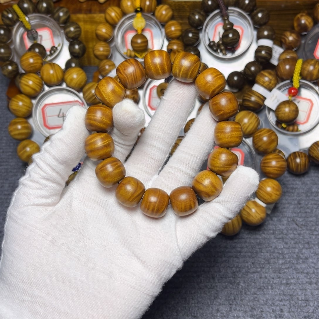 楠木（金丝楠）手串/手链枯木1.5老型珠188