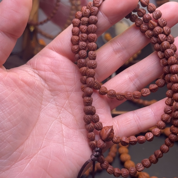 喜***身吊坠桃核龙文桃核