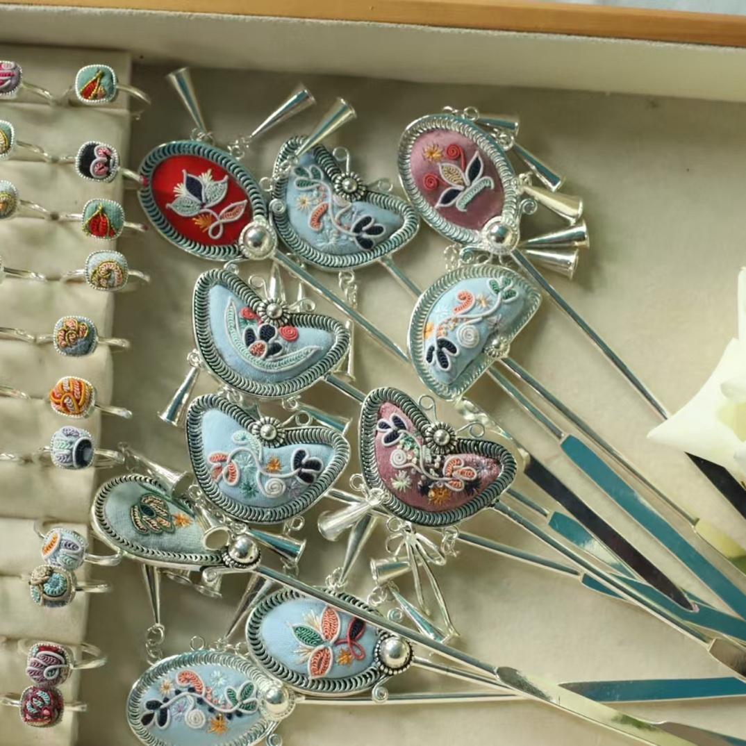 饰品发簪民族风水族侗族苗族