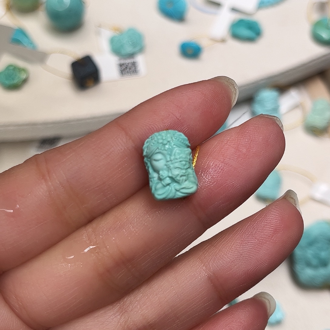 绿松石未镶嵌配饰