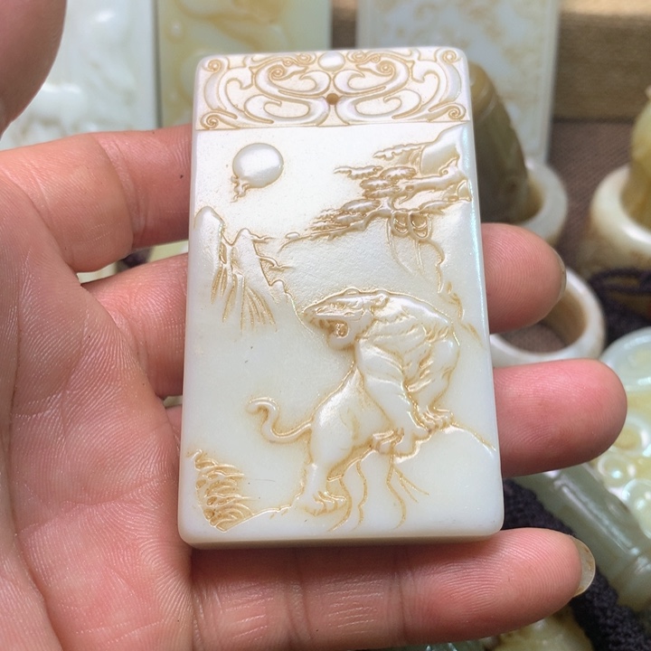 和田玉挂件未镶嵌用****1