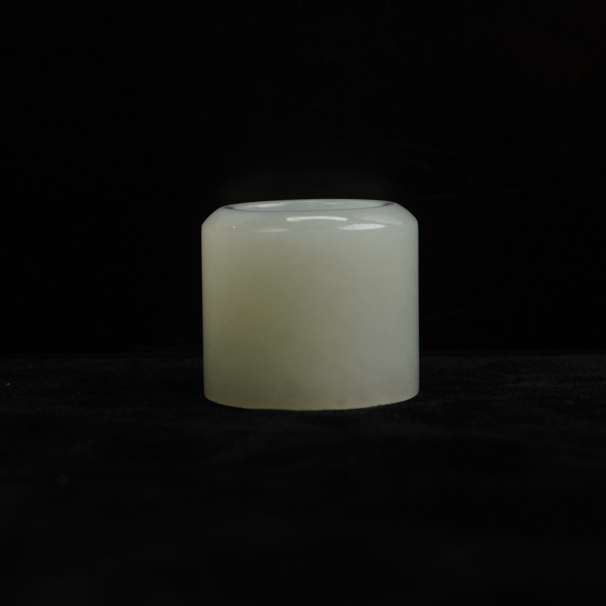 【清】白玉扳指（约39.75g）QTY251