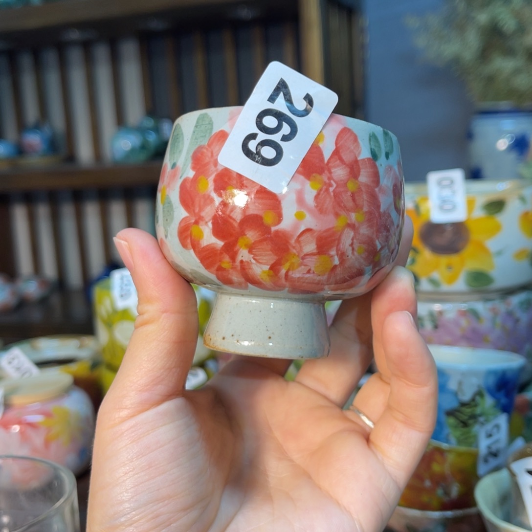 杯素浅陶瓷手工手绘