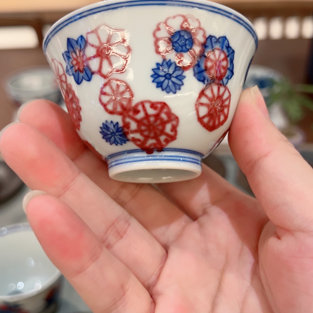 微瑕臻玉古坊原矿釉里红