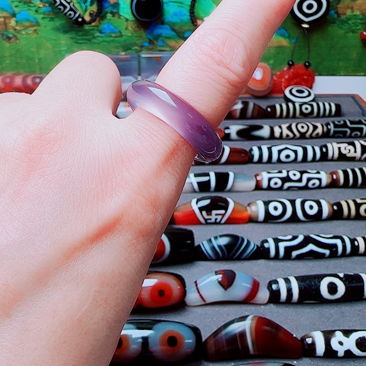 玛瑙/玉髓合金珠宝半成品