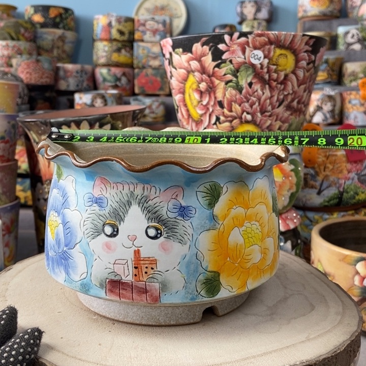 红陶景德镇艺术手绘作品