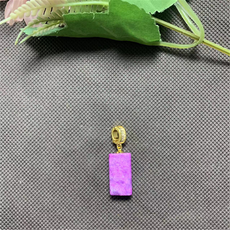 时尚丝绒紫吊坠17*11M*s1309多样性发一